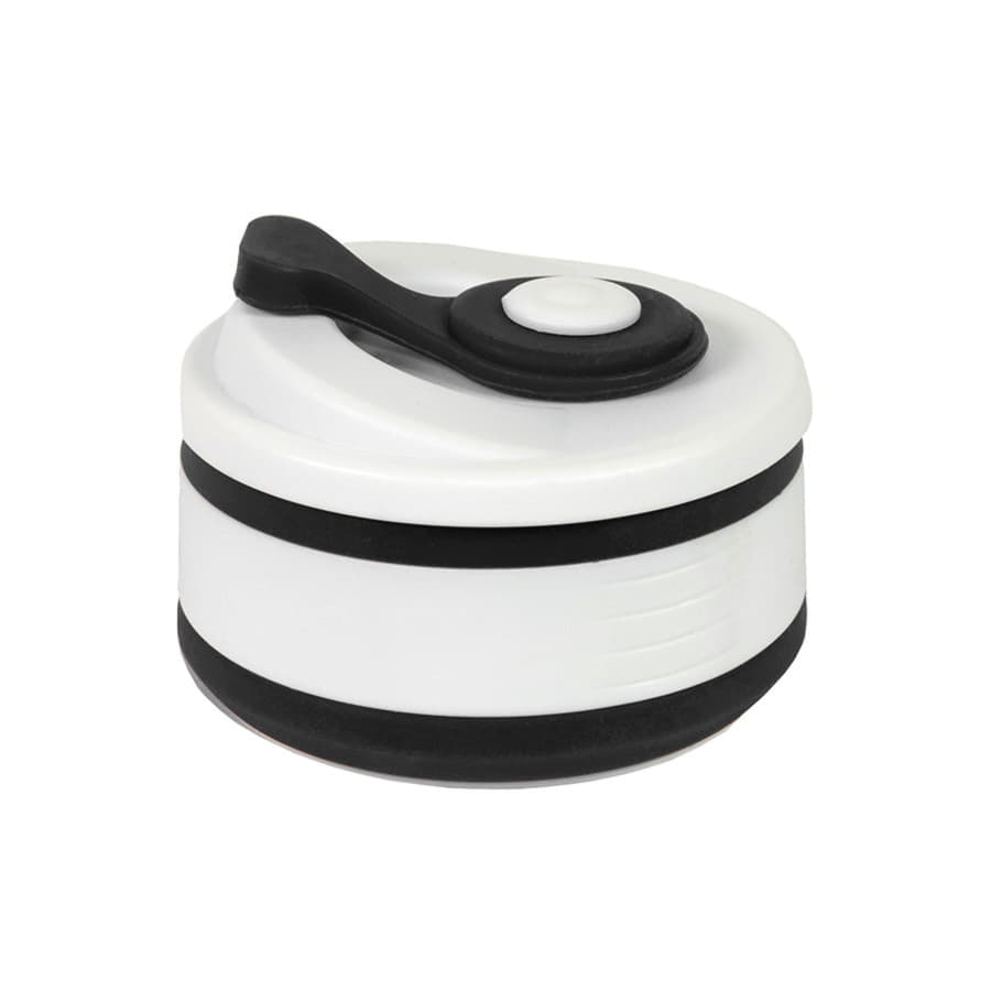 Стакан складной BUTTON,  350 мл, черный-1