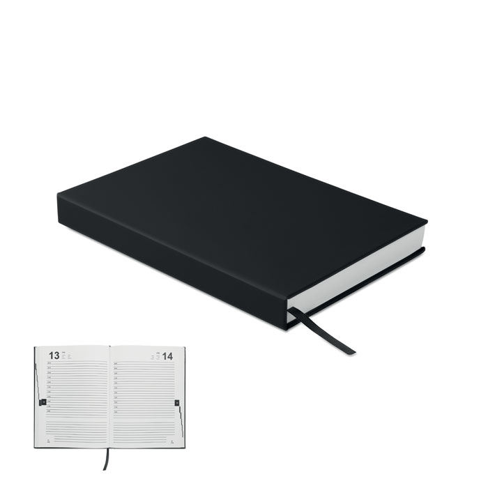 Ежедневник А5, черный-0
