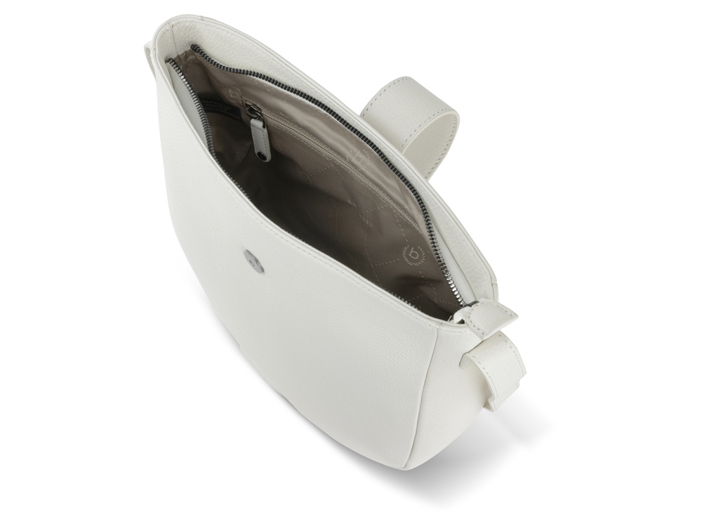 Сумка женская BUGATTI Elsa, белая, воловья кожа/полиэстер, 29х8х27 см-4
