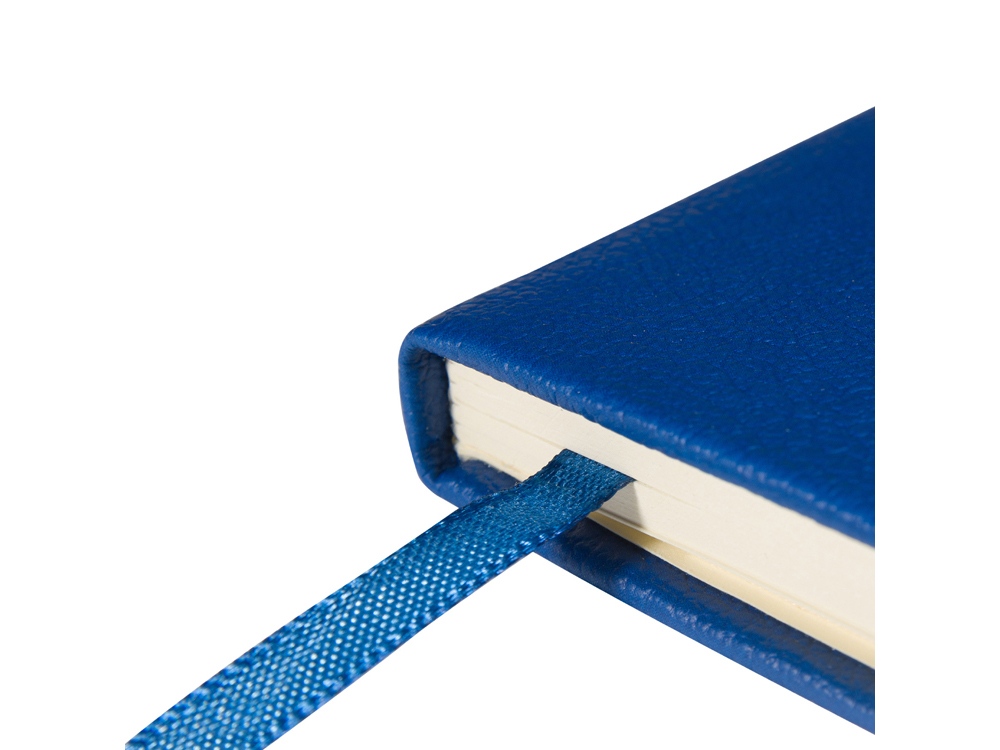 Блокнот А5  City на резинке, синий-5