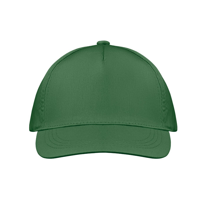 5 panel baseball cap, тёмно-зелёный-3