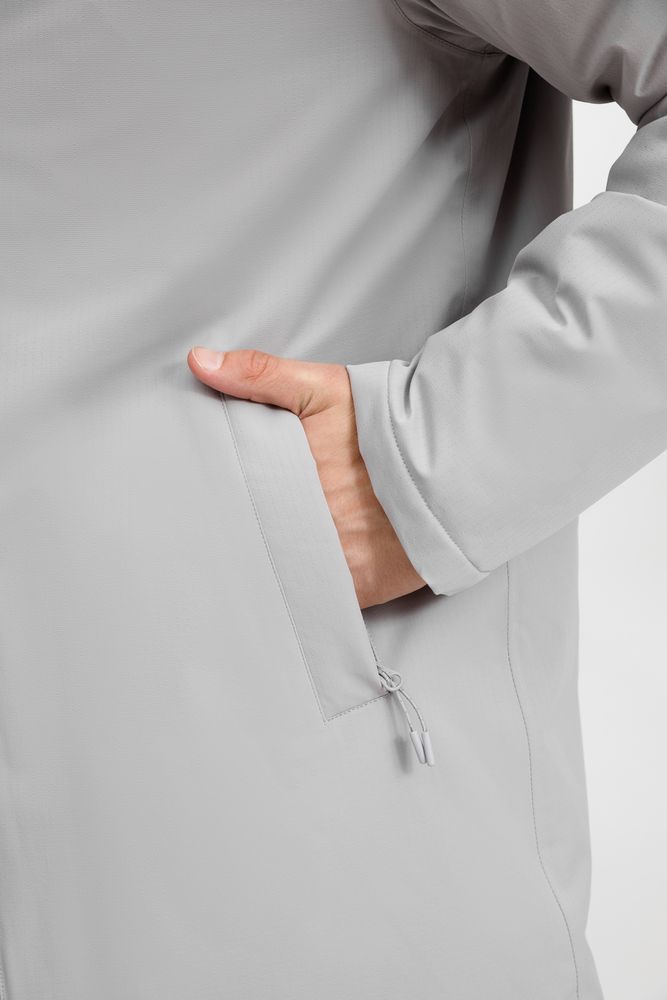 Куртка-парка унисекс Sfera, светло-серая-9