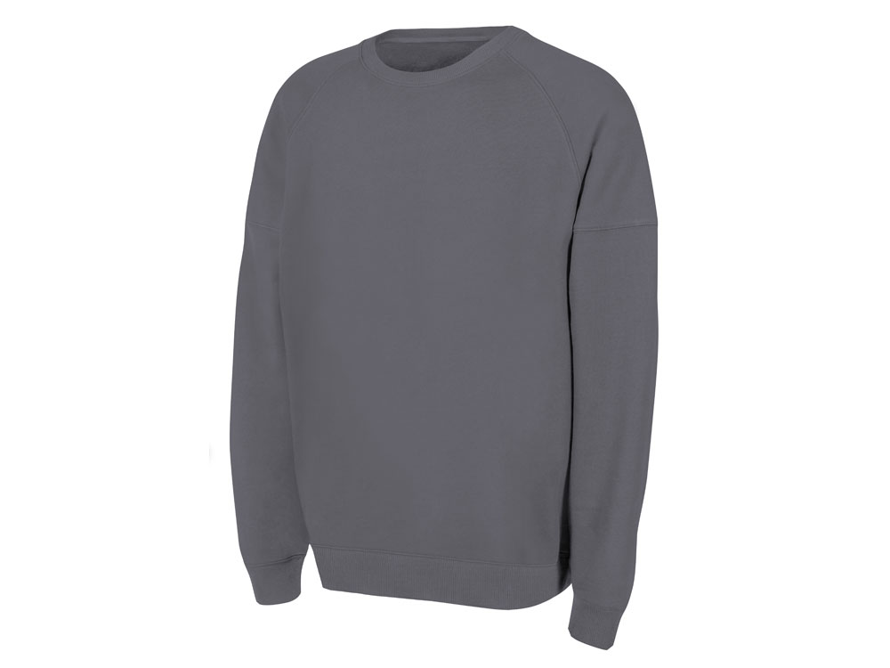 Свитшот оверсайз Paris, унисекс, темно-серый-10