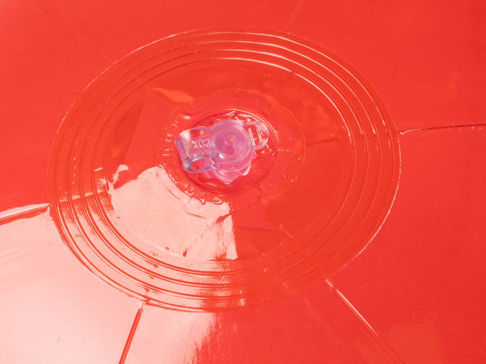 Надувной пляжный мяч Kipar, красный-1