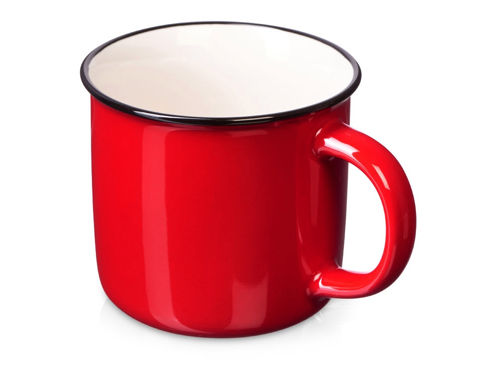 Кружка с каймой Countryside M, красный 410ml-0