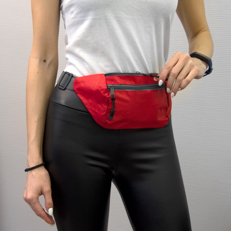 Сумка на пояс MENDEL, красный-10
