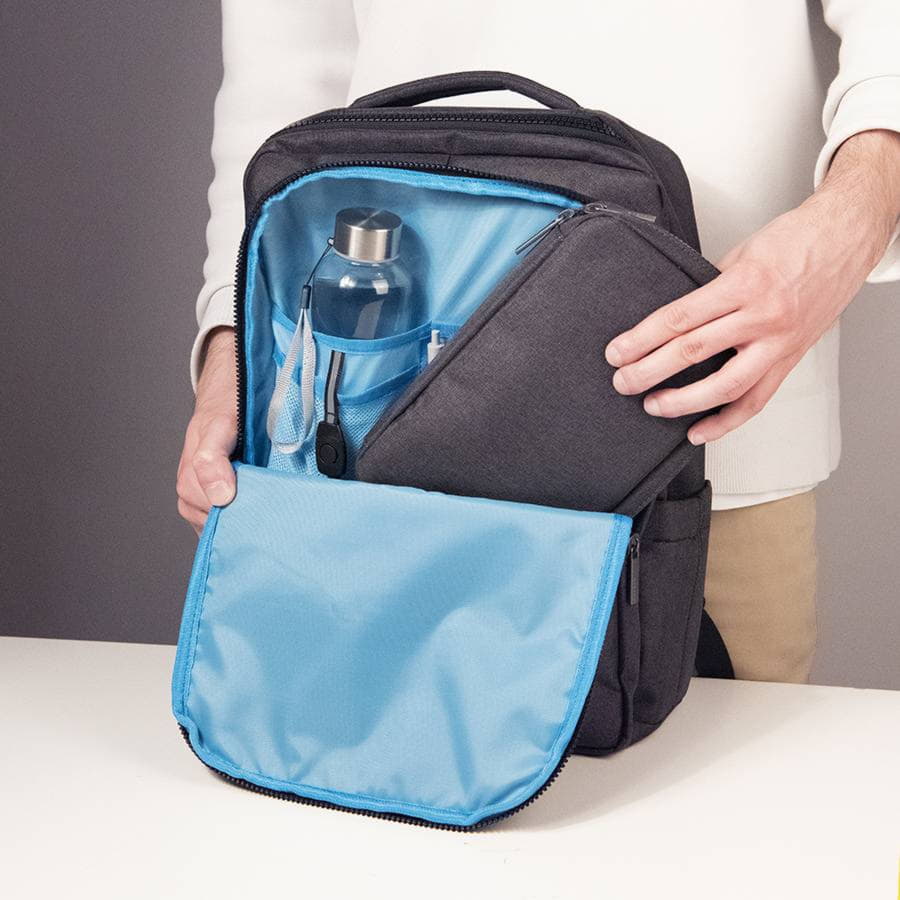 Органайзер для аксессуаров CORE, тёмно-серый, голубой-6