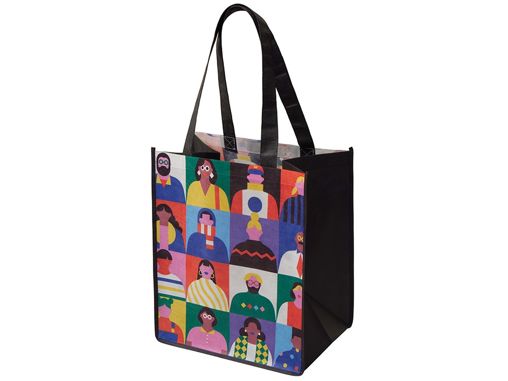 Сумка из нетканого материала PET с возможностью полноцветной печати-3