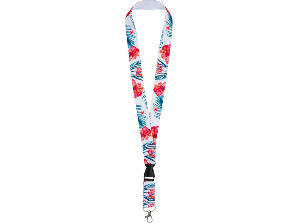 Ланъярд 2,5 см с карабином и межуровневым замком-1