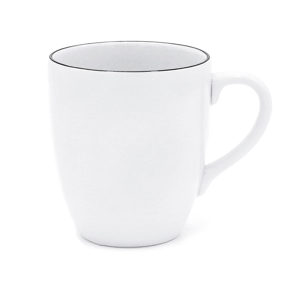 Кружка фарфоровая 300 см3 челси, Черный-1