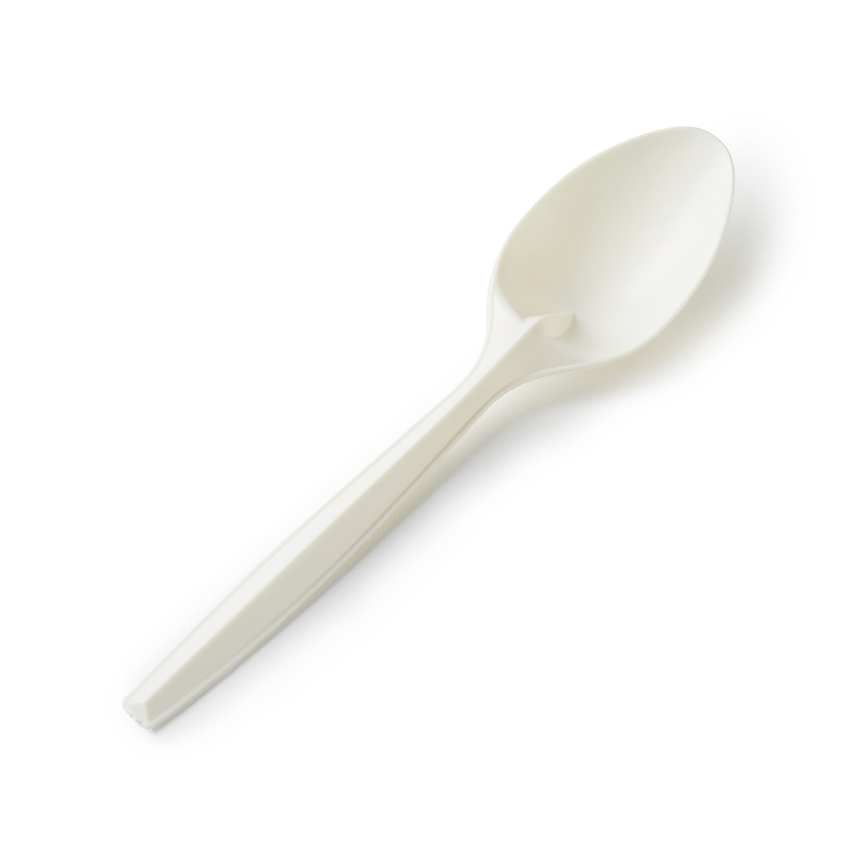 Ложка из кукурузного крахмала, Белый-0
