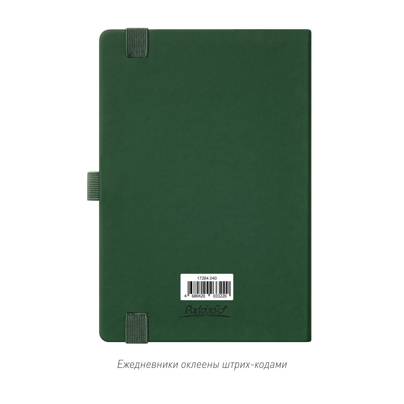 Ежедневник Alpha недатированный, зеленый/оливковый-10