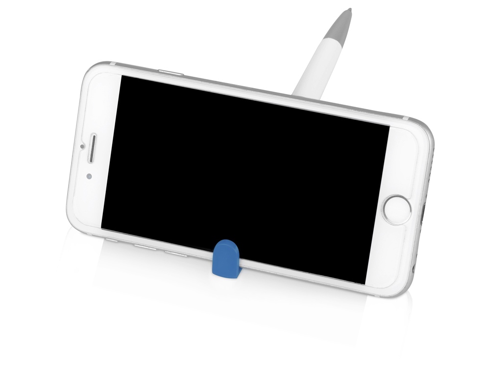 Ручка-подставка Кипер, белый/голубой-3