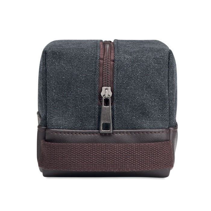 Косметичка парусиновая 450г/м², черный-7