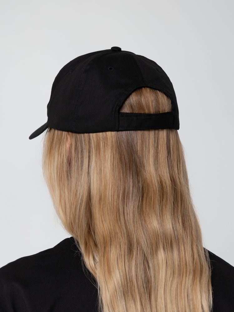 Бейсболка Promo, черная-3