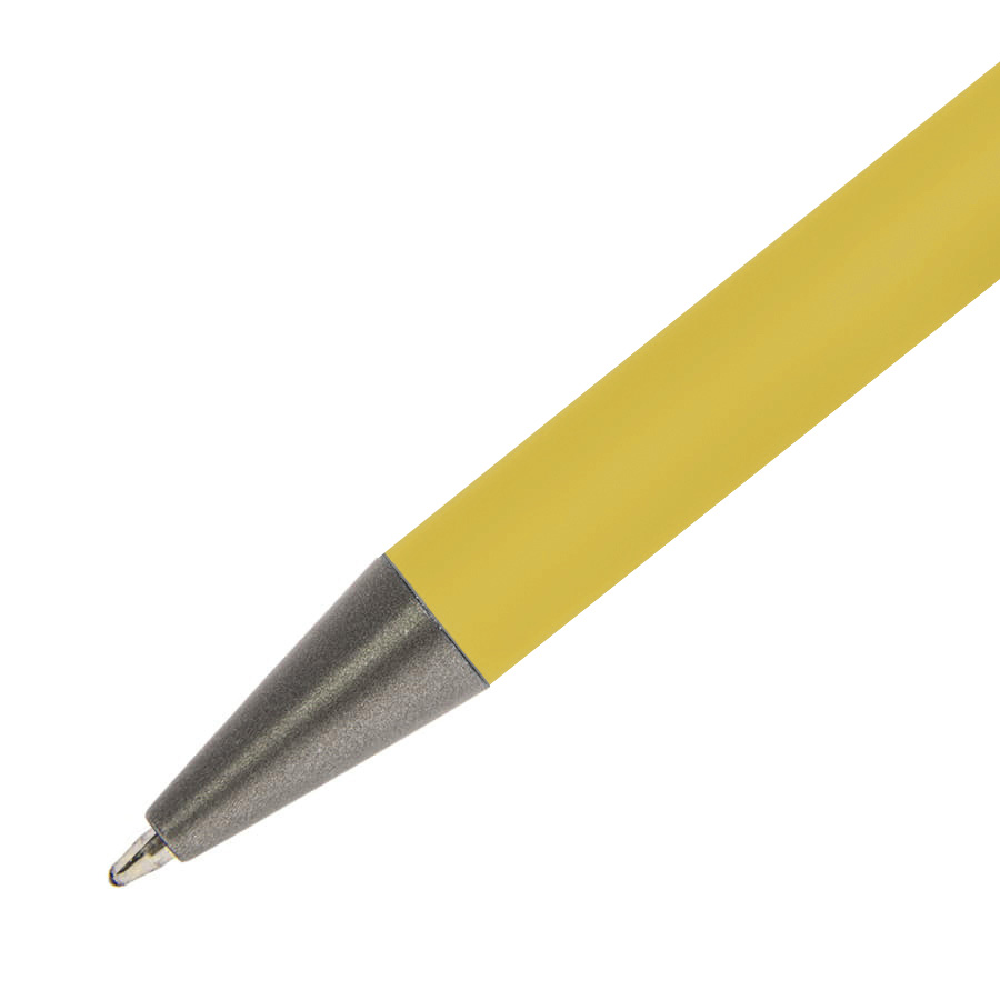 Ручка шариковая FACTOR, желтый, серый-2