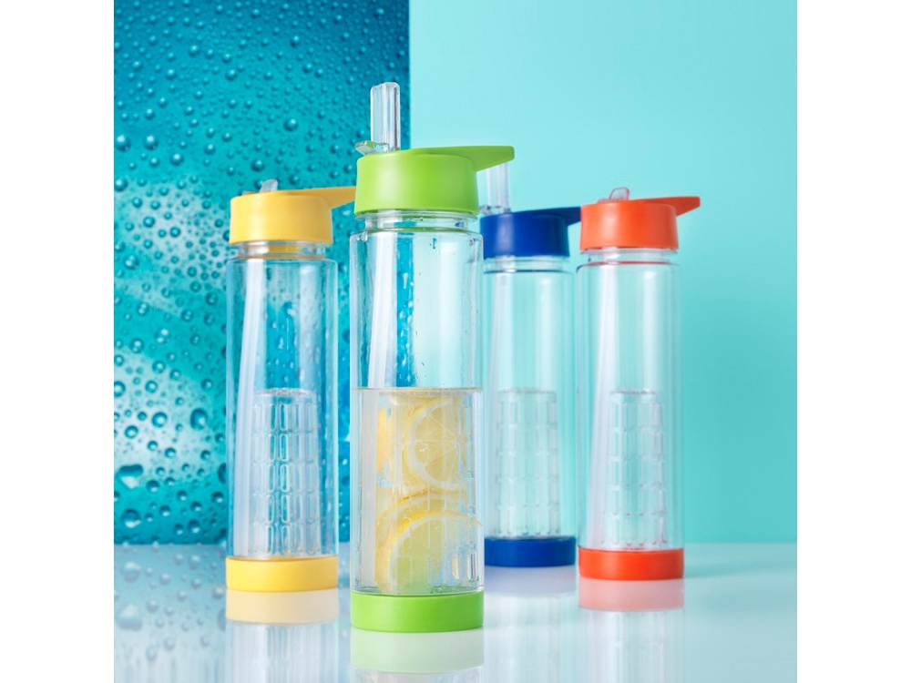 Бутылка Tuttu Frutti с отделением для фруктов, белый-9