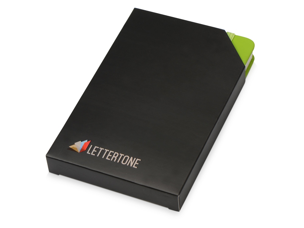 Блокнот А6 Vision, Lettertone, зеленый-6