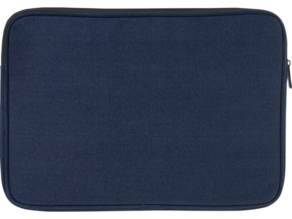 Чехол для 14-дюймового ноутбука Joey объемом 2 л из брезента, переработанного по стандарту GRS, темно-синий-2