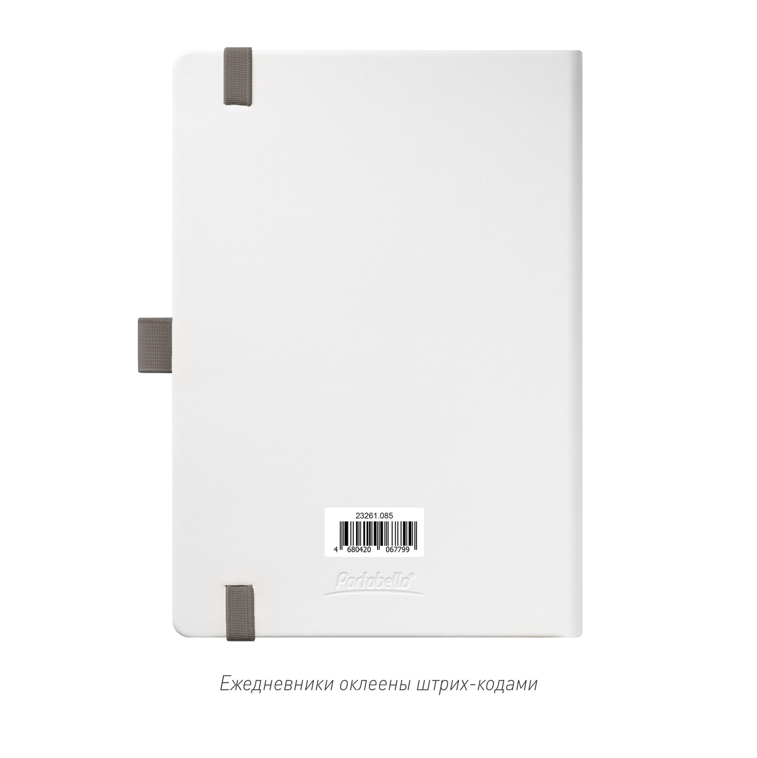 Ежедневник Арктик (Arctic) недатированный, белый/темно-серый-12