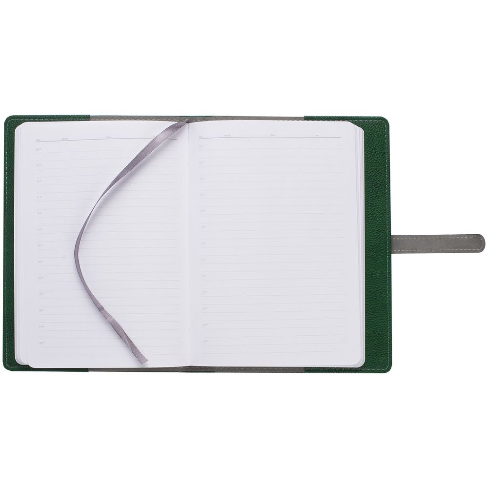Ежедневник Cortex, недатированный, зеленый-2