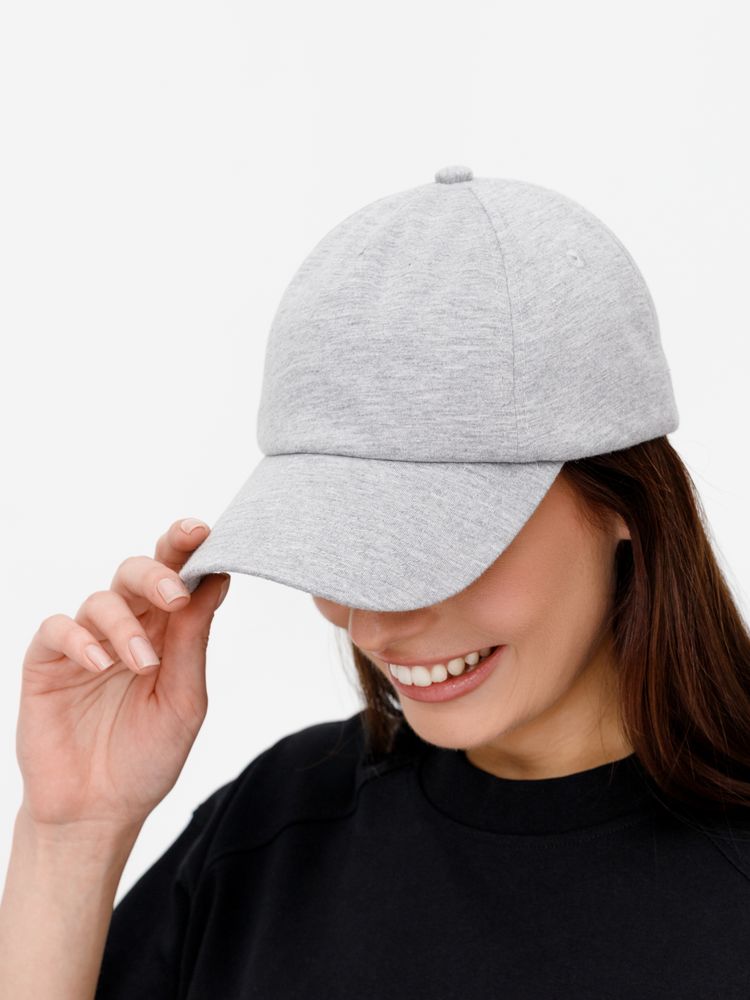 Бейсболка Shade Up, серый меланж-6