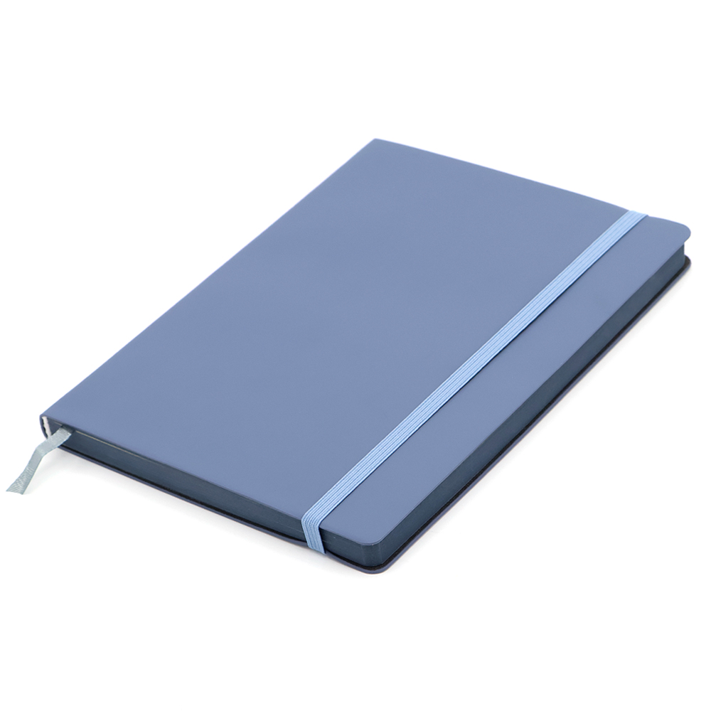 Ежедневник A5 недатированный Montero в мягком переплёте, Серый/Синий-0