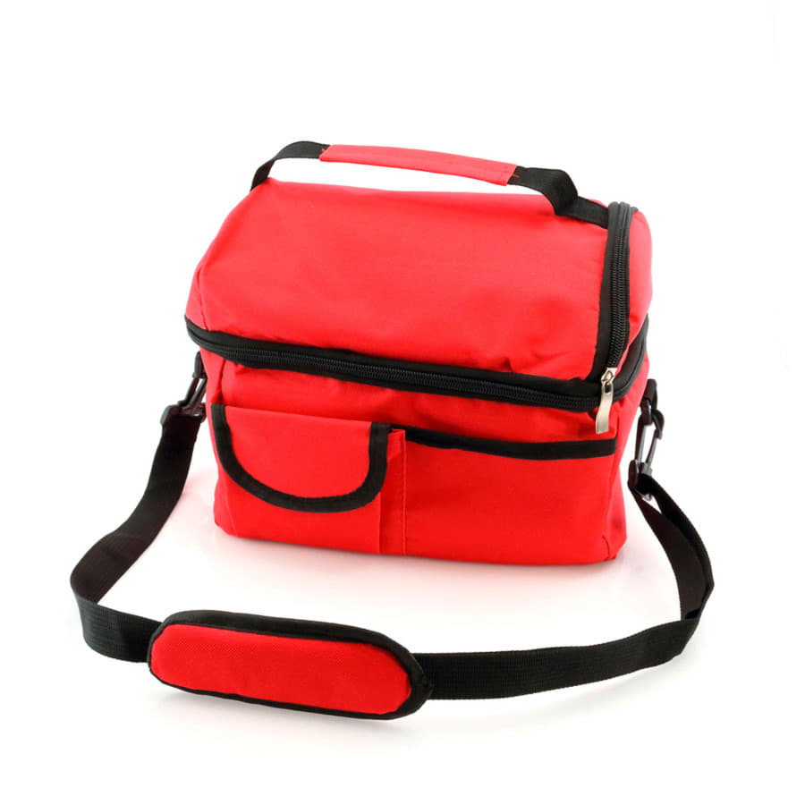 Термосумка BEMEL, красный, 25 x 24 x 15 см, полиэстер 600D, красный-1