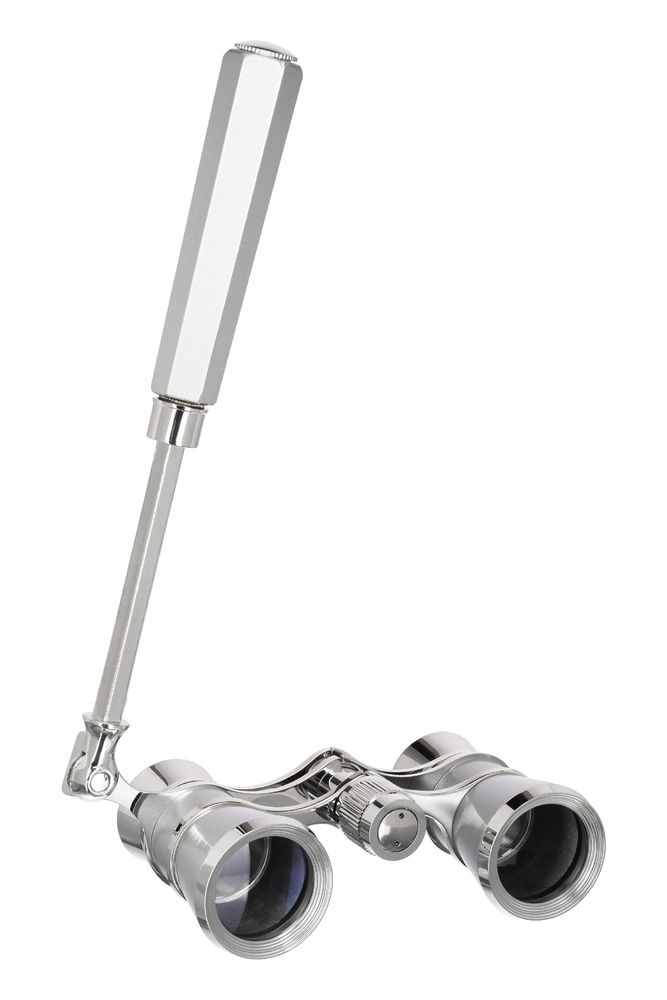 Театральный бинокль-лорнет Broadway 325E, серебристый-3