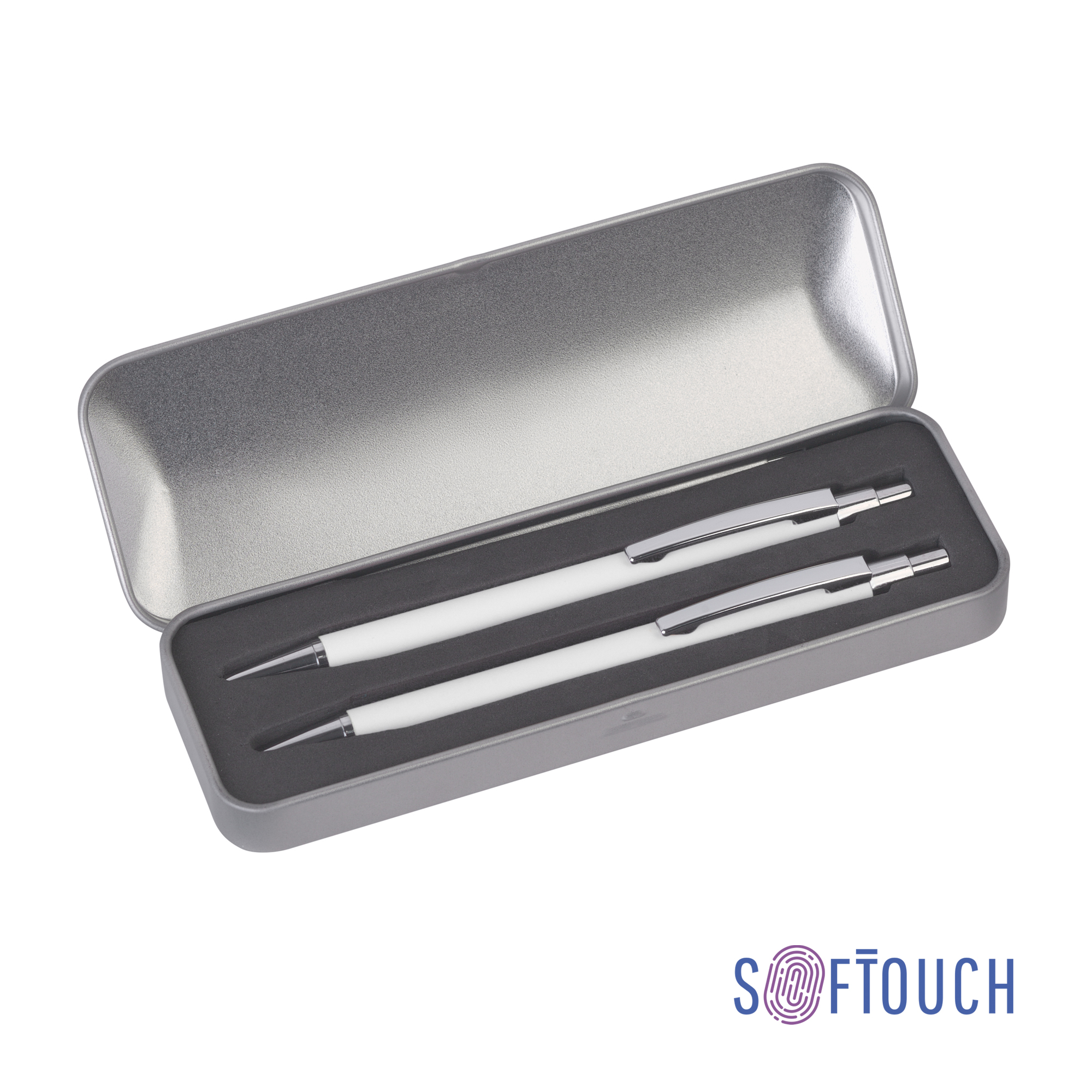 Набор "Ray" (ручка+карандаш), покрытие soft touch-0