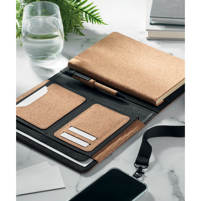 Папка А5 из пробки, бежевый-1