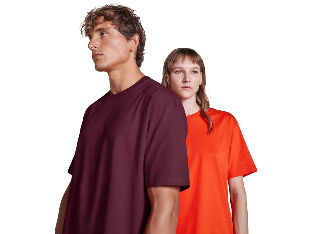 Футболка оверсайз Bull унисекс, сливовый-5