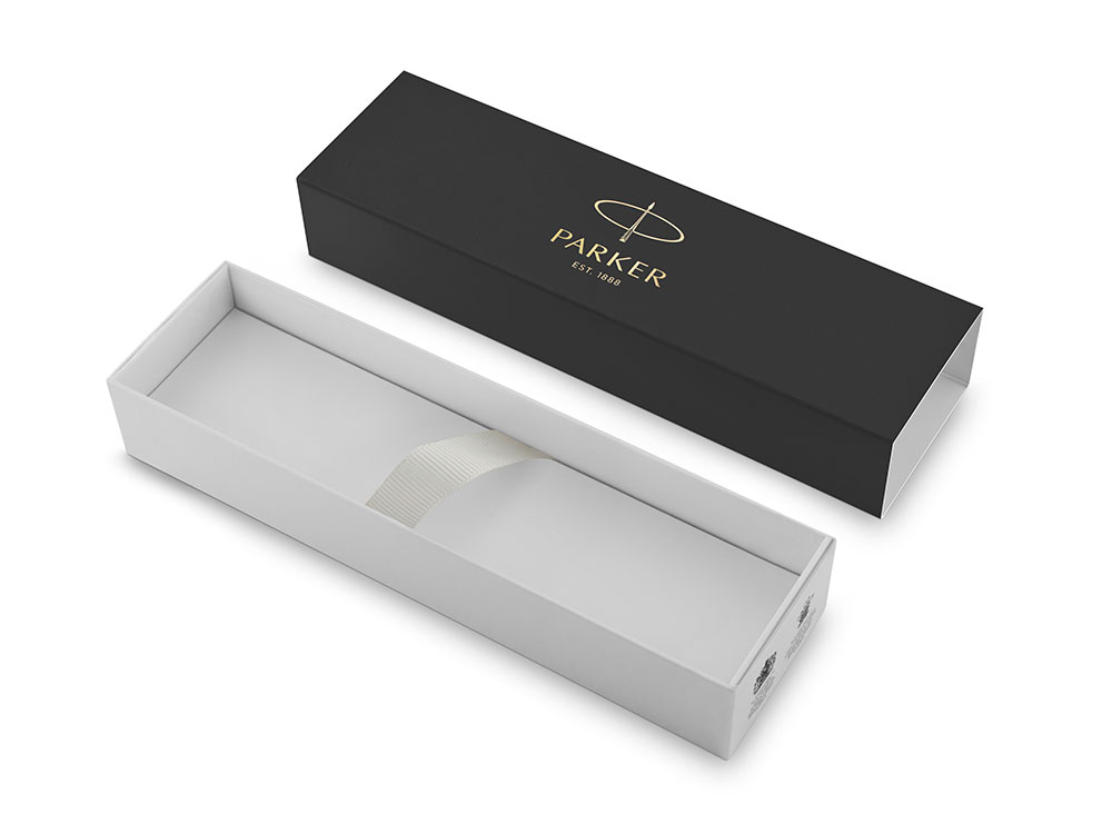 Ручка шариковая Parker IM Core Brushed Metal GT, серебристый/золотистый-2