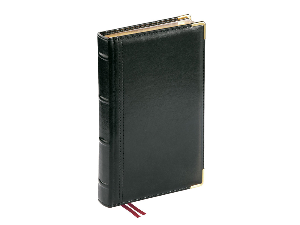 Ежедневник А5 полудатированный Boss, черный-0