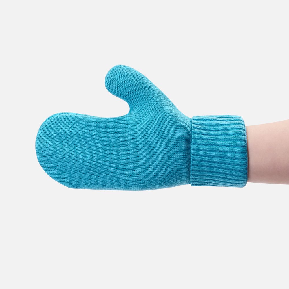 Варежки Yong, ярко-голубые-2