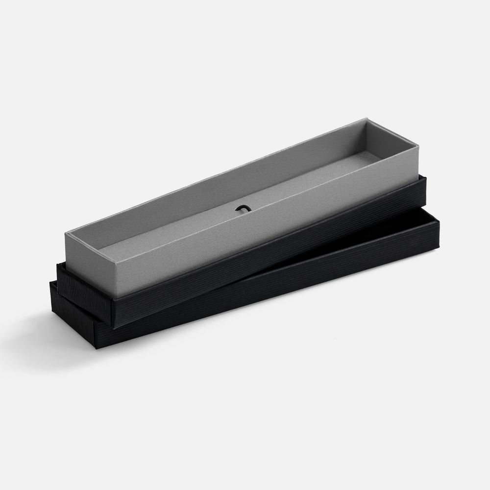 Футляр Nastro для 1 ручки, черный с серым-1