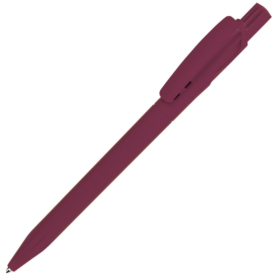Ручка шариковая TWIN SOLID, бордовый-0