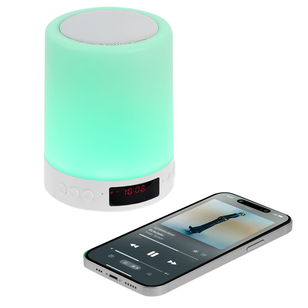 Мультимедийная станция с подсветкой glowShow, белая-2