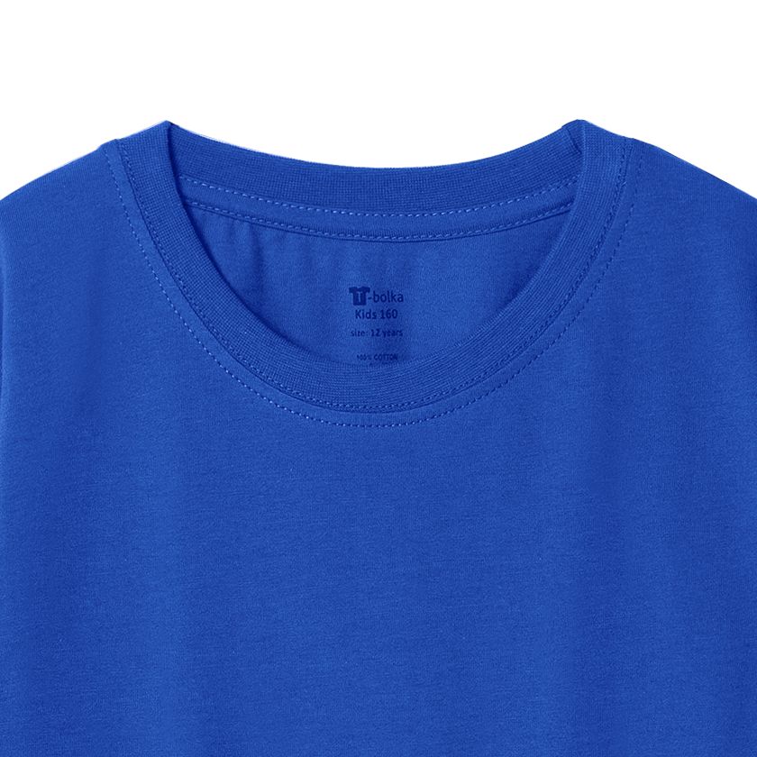 Футболка детская T-Bolka Kids, ярко-синяя-3