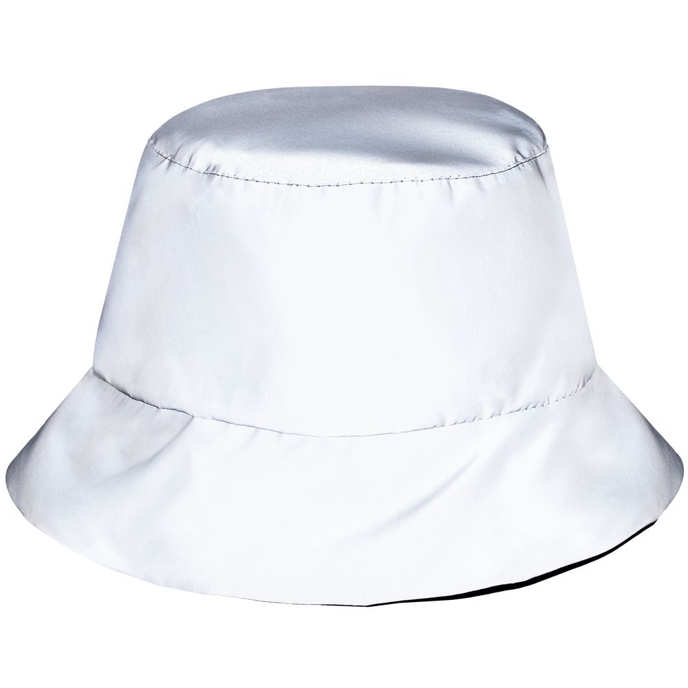 Панама Manifest из светоотражающей ткани, серая-1