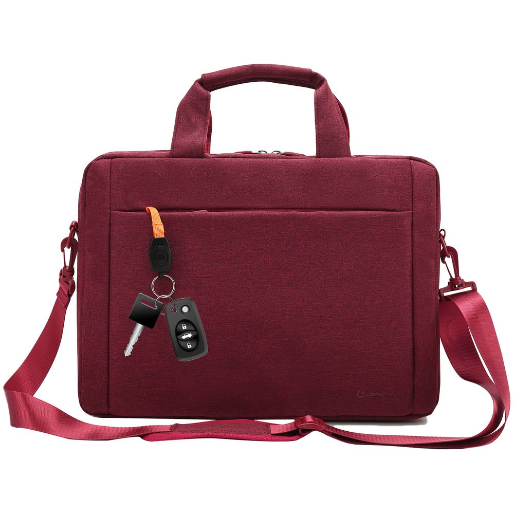 Сумка для ноутбука L225, бордовая-3