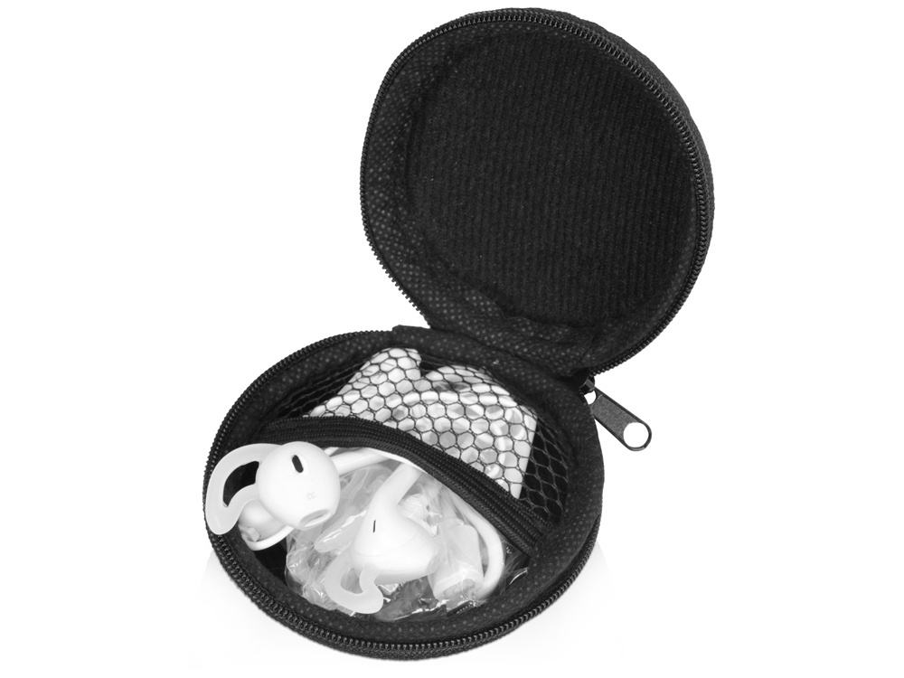 Беспроводные наушники Get Up с чехлом, белый-5