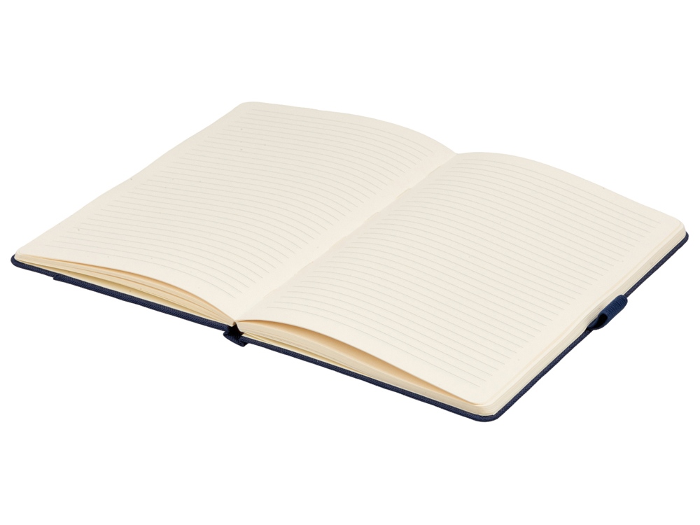 Блокнот А5 из RPET Harvey, 80 листов FSC бумага, синий-2