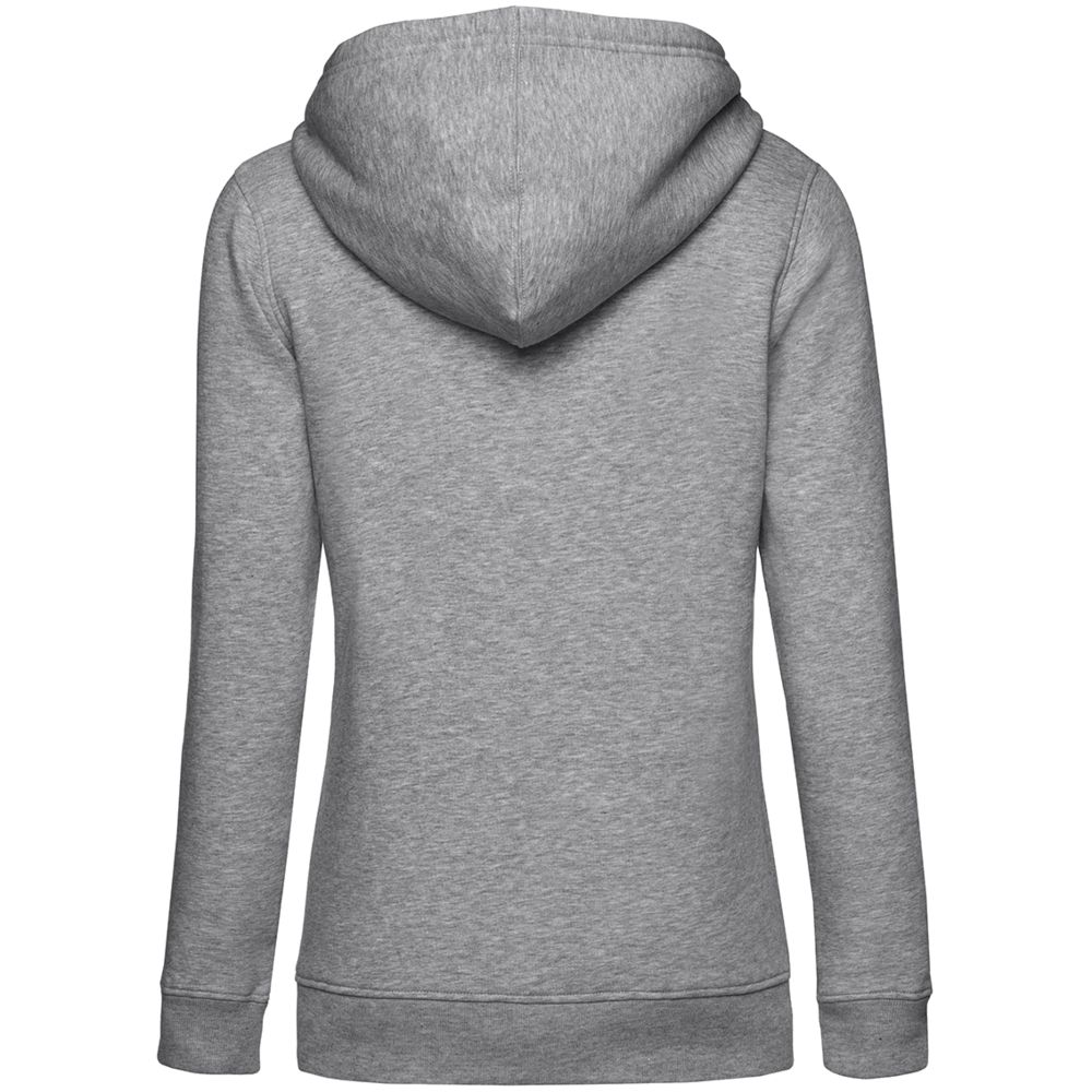 Толстовка с капюшоном женская BNC Inspire (Organic), серый меланж-2