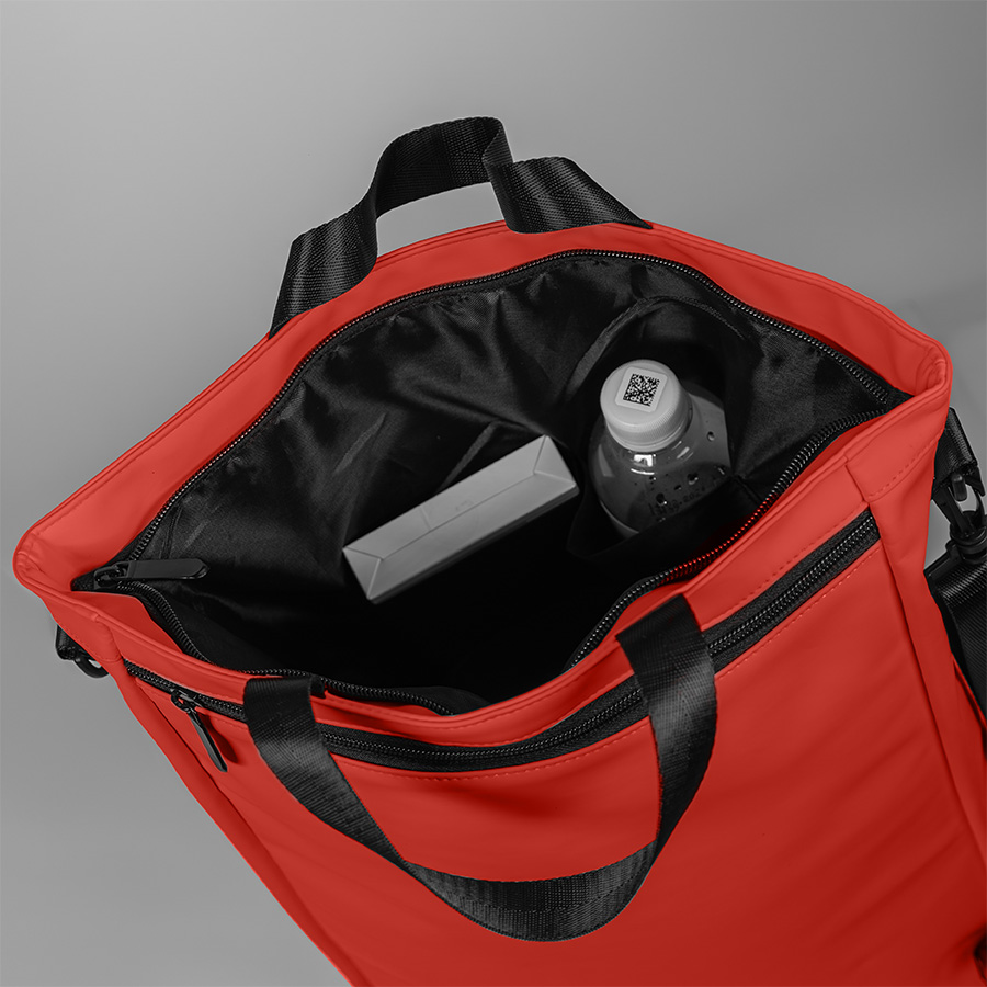 Рюкзак "Shop", красный, 42 х 39 х 13 см, 100% полиуретан, красный-5