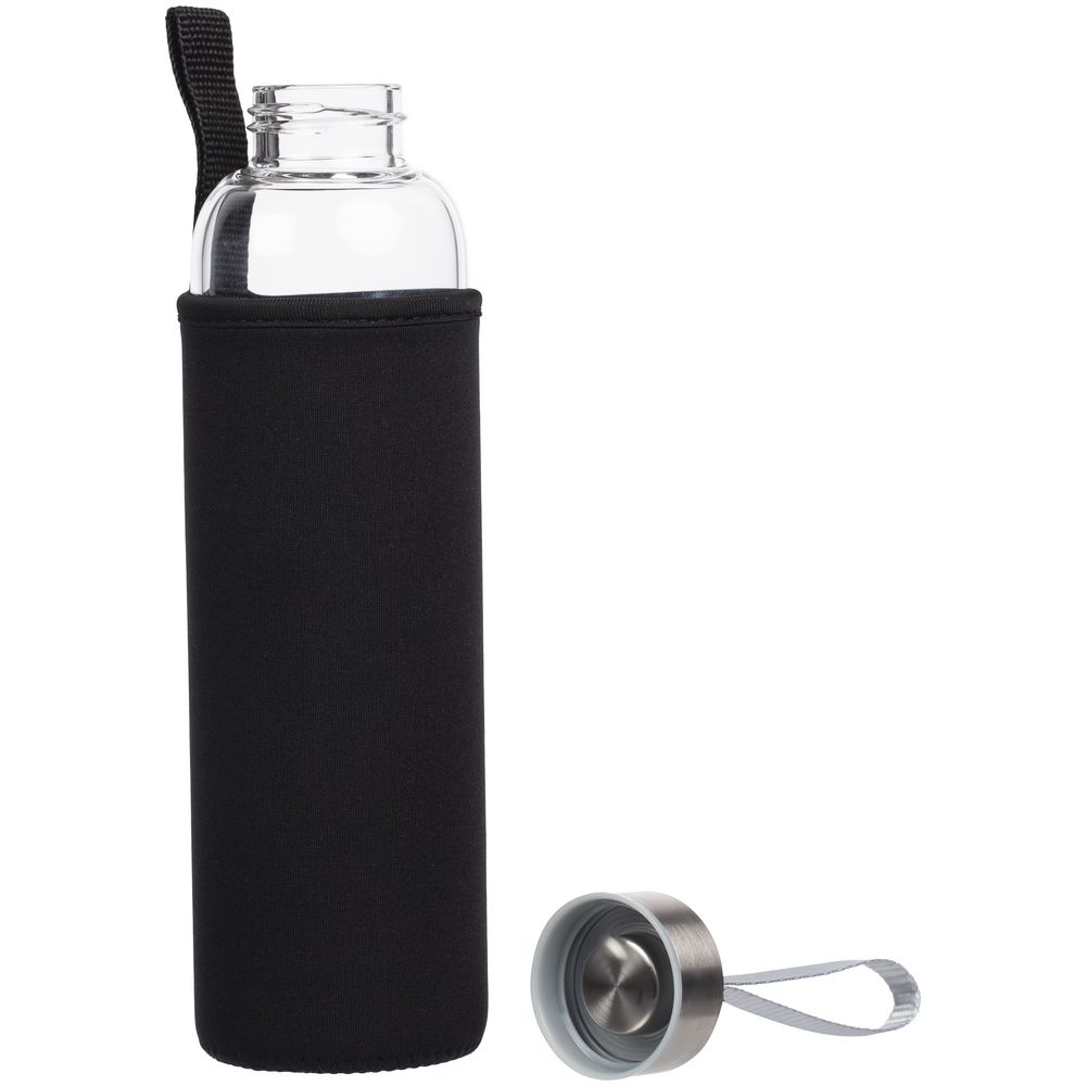Бутылка для воды Sleeve Ace, черная-1