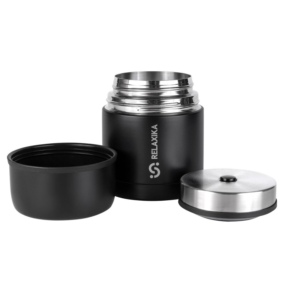 Термос для еды Relaxika 500, черный-5