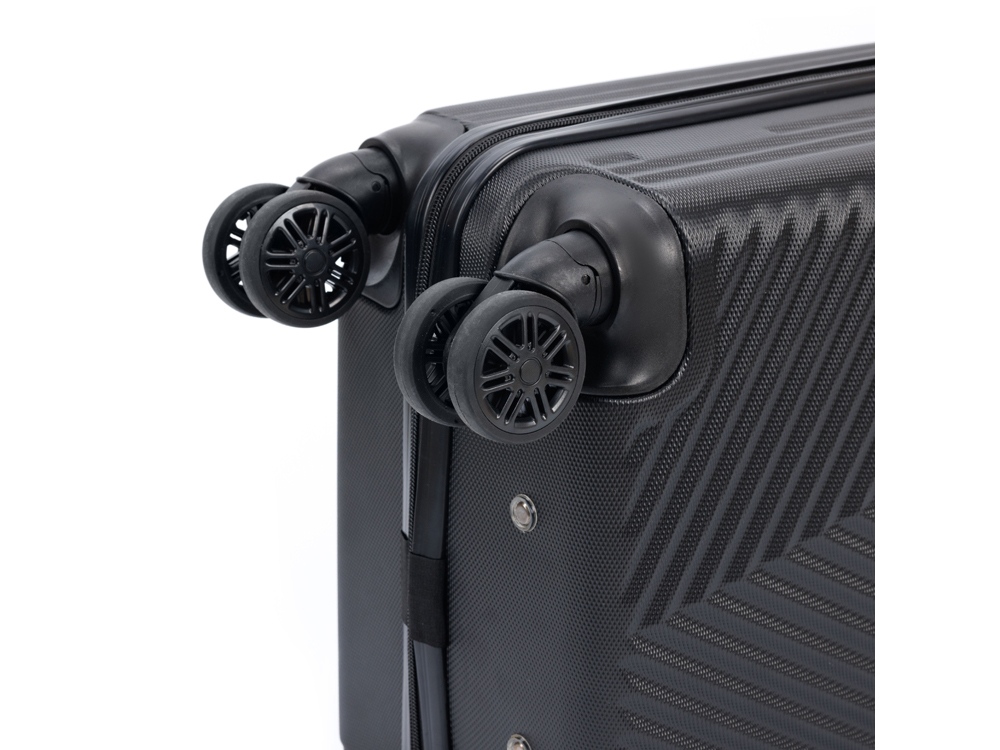 Чемодан TORBER Lama, чёрный, ABS-пластик, 38 х 21 х 55 см, 37 л-7