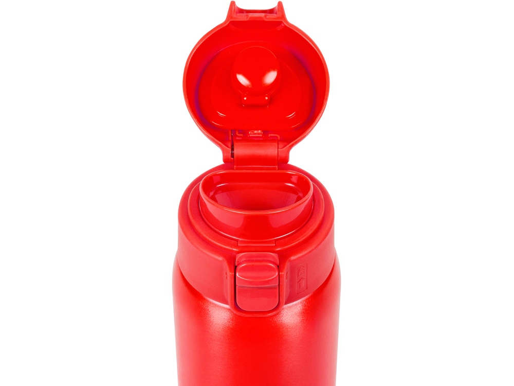 Термокружка Relaxika 701 (0,48 литра), красная (без лого)-6