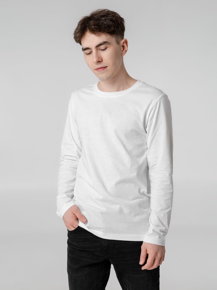 Футболка с длинным рукавом Lehta, белая-0